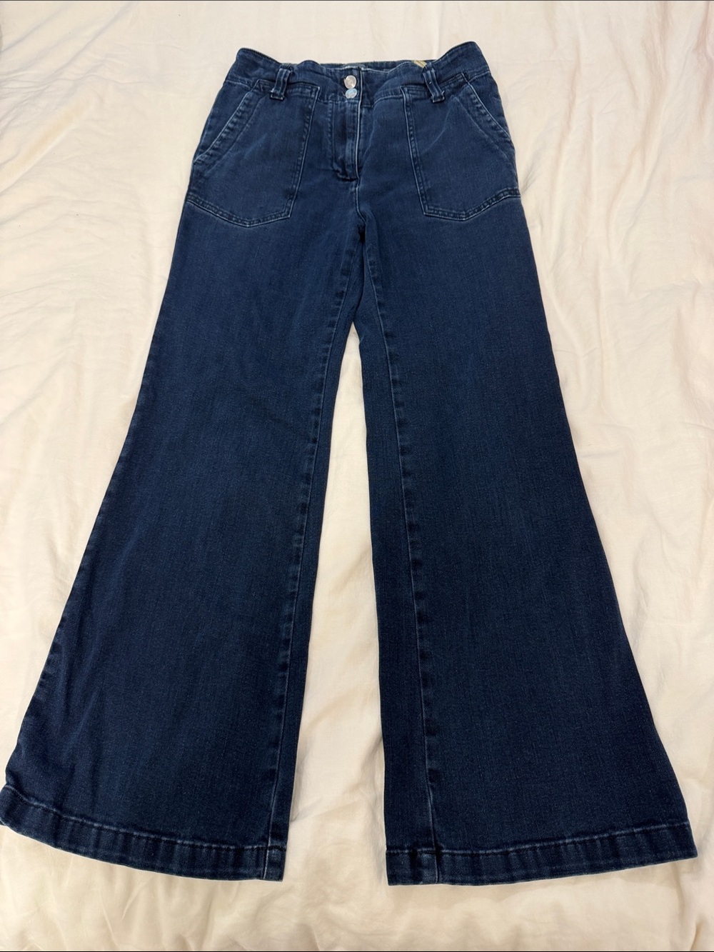 Maeve by Anthropologie - the Naomi Jean - Dark indigo Wide-Leg High-Rise Jeans - Picture 2 of 4